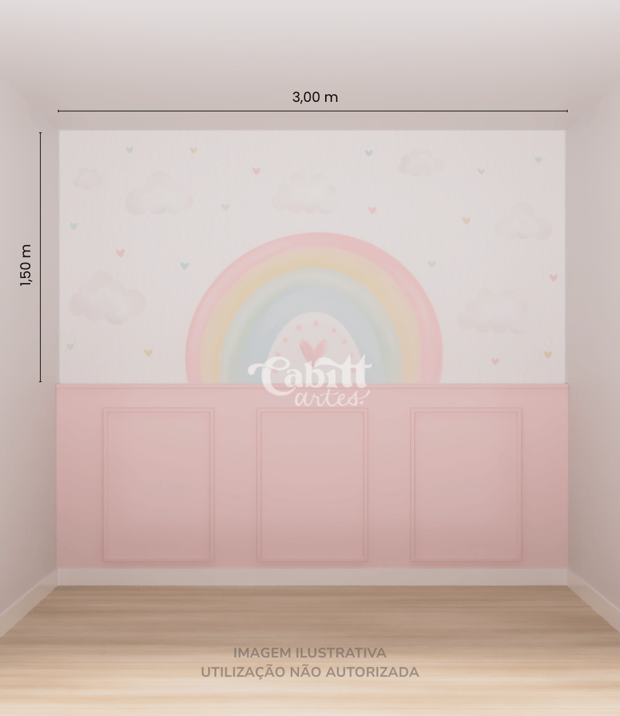 Papel de Parede Arco Íris Encantado