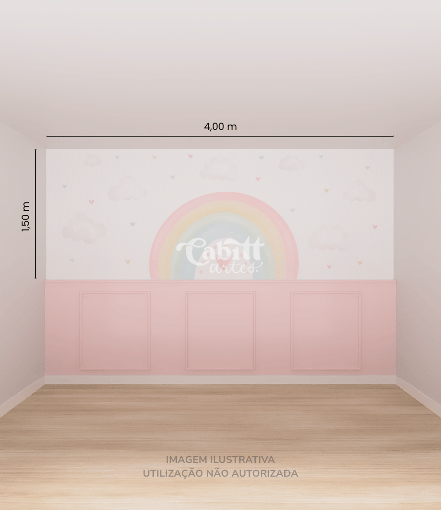 Papel de Parede Arco Íris Encantado