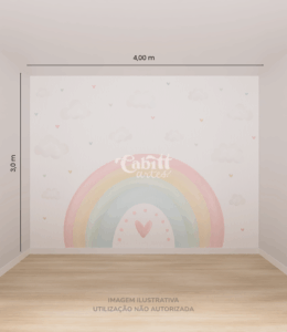 Papel de Parede Arco Íris Encantado