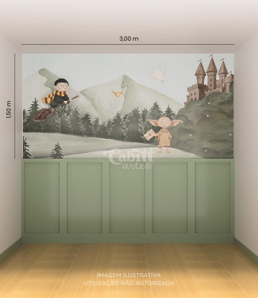 Papel de Parede Harry Potter - CaBitt Artes