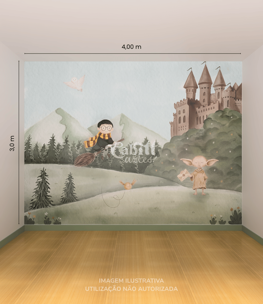 Papel de Parede Harry Potter - CaBitt Artes